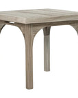 Seasonal Living Serenique Sun Bleached Teak Patio Side Table