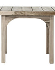 Seasonal Living Serenique Sun Bleached Teak Patio Side Table