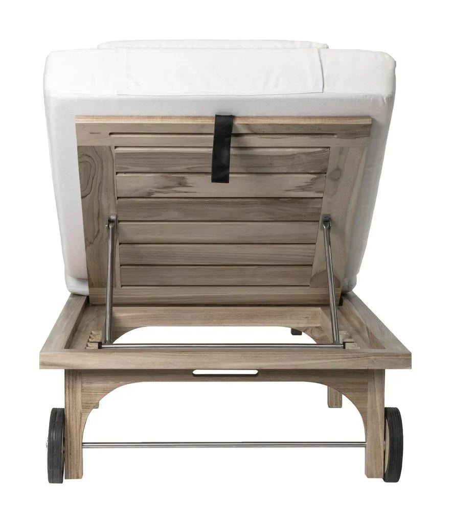 Serenique Teak Patio Pool Chaise (Set Of 2) - LOOMLAN - Seasonal Living - Outdoor Chaises