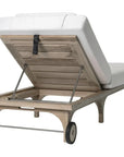 Serenique Teak Patio Pool Chaise (Set Of 2) - LOOMLAN - Seasonal Living - Outdoor Chaises