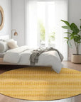 LOOMLAN Rugs Serenith Gold Washable Indoor-Outdoor Rug