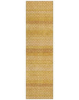 LOOMLAN Rugs Serenith Gold Washable Indoor-Outdoor Rug
