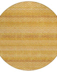 LOOMLAN Rugs Serenith Gold Washable Indoor-Outdoor Rug