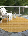LOOMLAN Rugs Serenith Gold Washable Indoor-Outdoor Rug