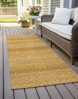 LOOMLAN Rugs Serenith Gold Washable Indoor-Outdoor Rug