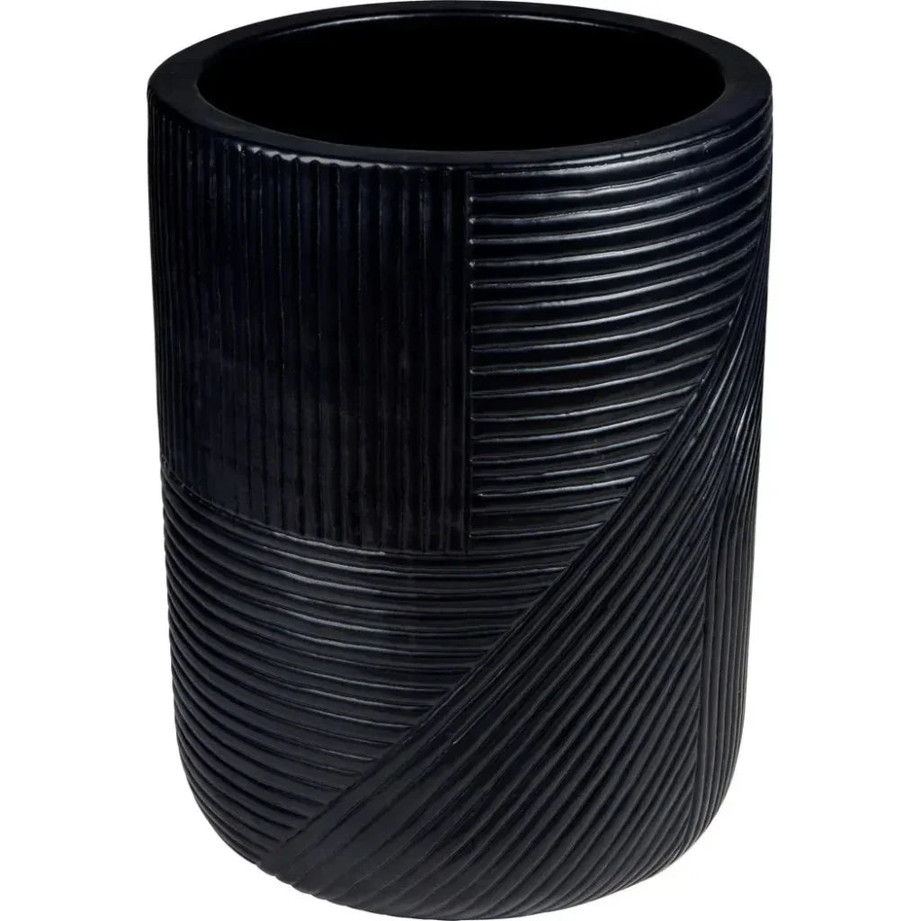 Seasonal Living Serenity Black Outdoor Planter Set of 2