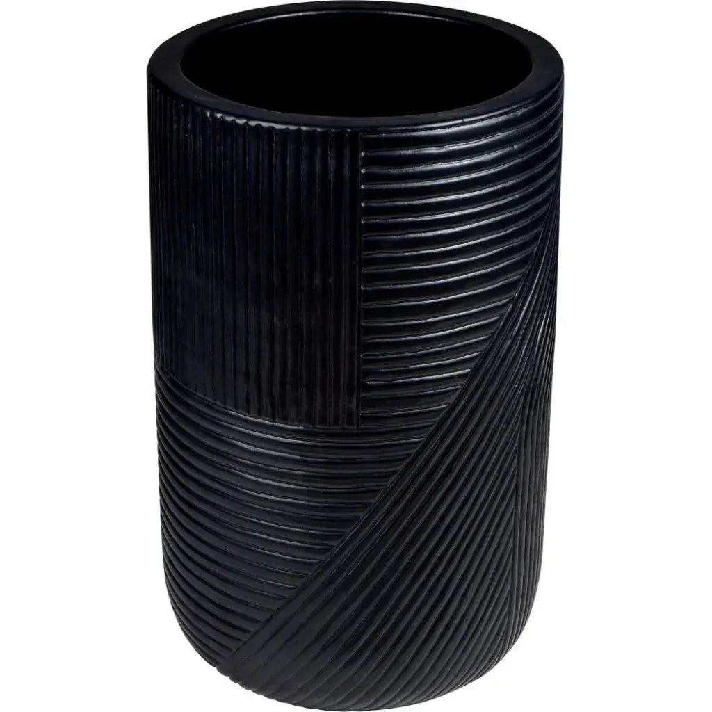 Seasonal Living Serenity Black Outdoor Planter Set of 2