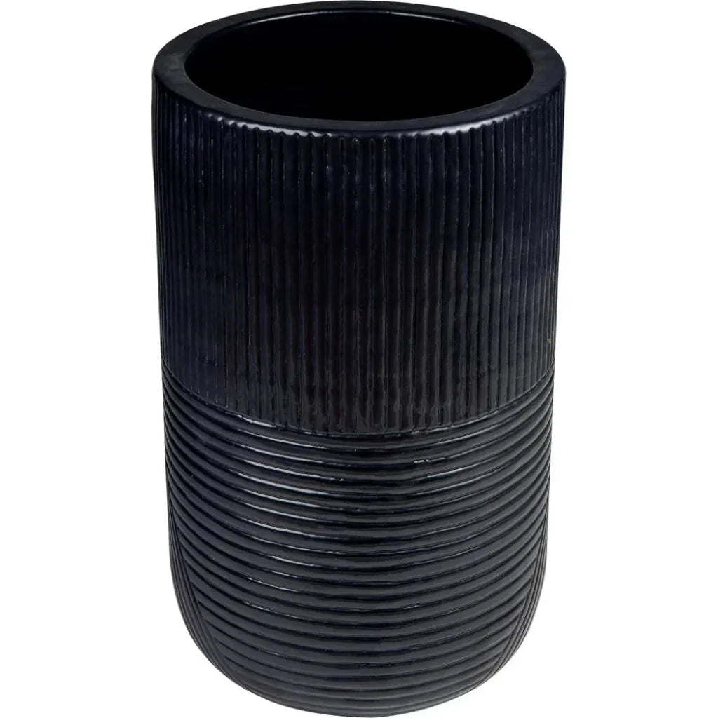 Seasonal Living Serenity Black Outdoor Planter Set of 2