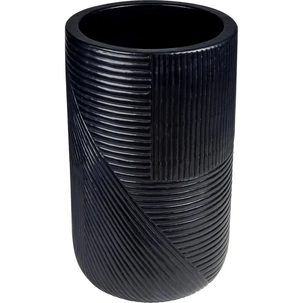 Seasonal Living Serenity Black Outdoor Planter Set of 2