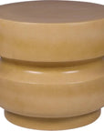 Serenity Ceramic Brown Outdoor Side Table - Medium - LOOMLAN - Seasonal Living - Garden Stools