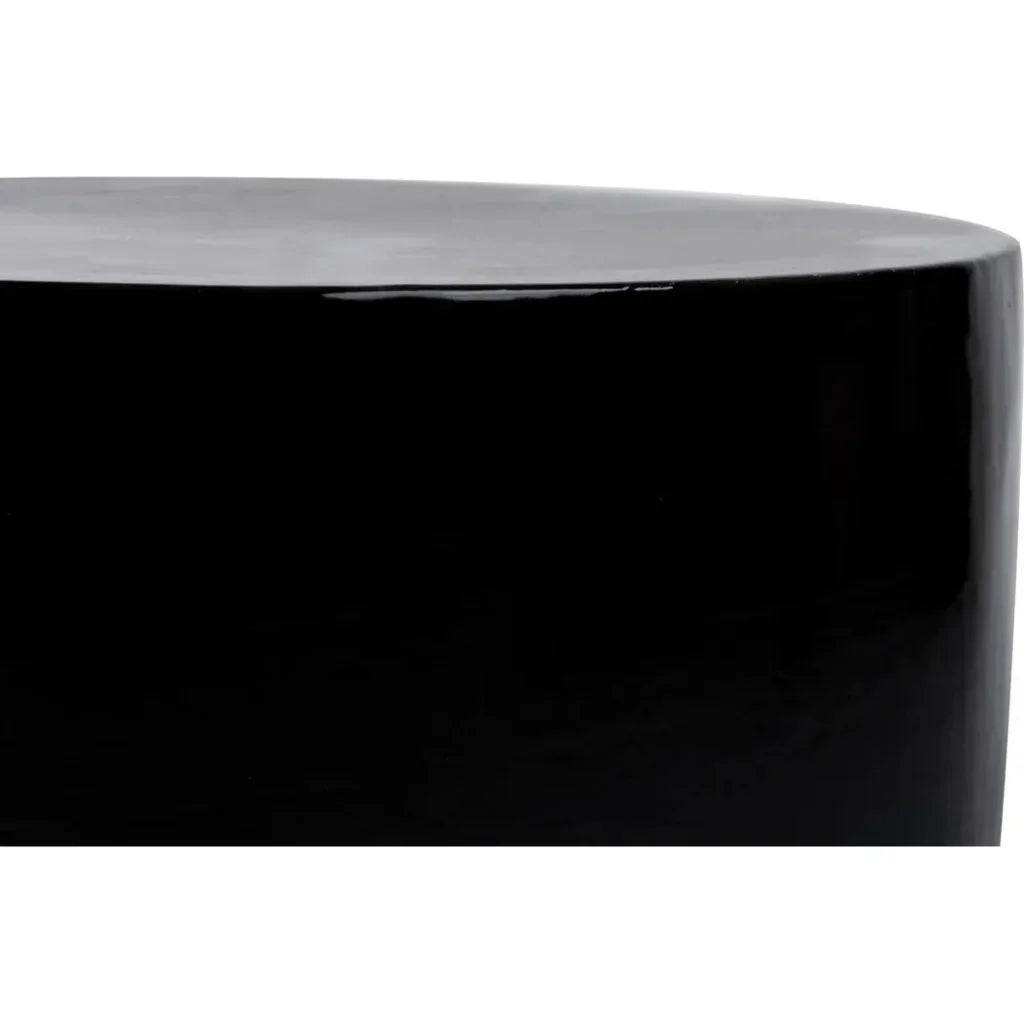 Seasonal Living Serenity Grazed Side Table Black Outdoor Accent Table