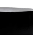 Seasonal Living Serenity Grazed Side Table Black Outdoor Accent Table
