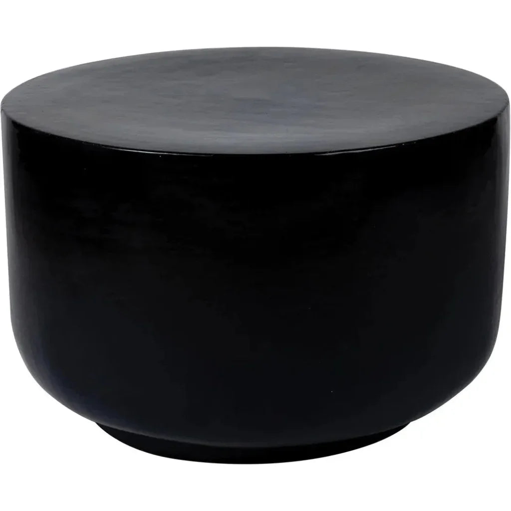Seasonal Living Serenity Grazed Side Table Black Outdoor Accent Table
