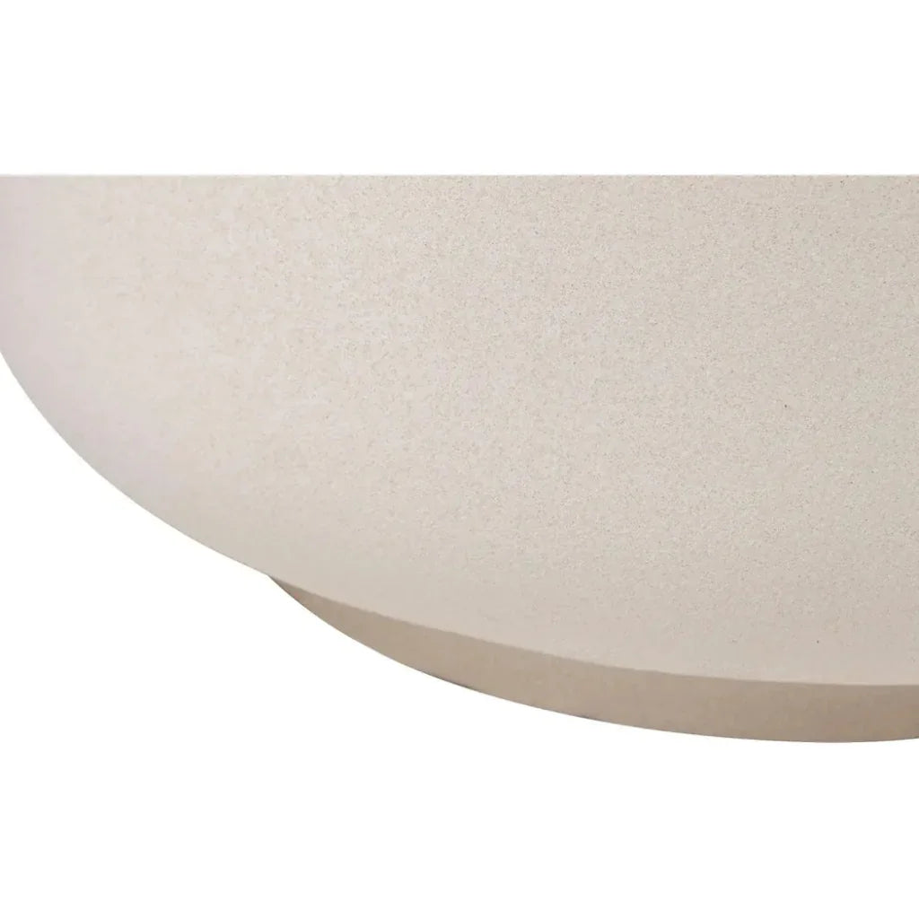 Seasonal Living Serenity Grazed Side Table Ceramic Outdoor Accent Table