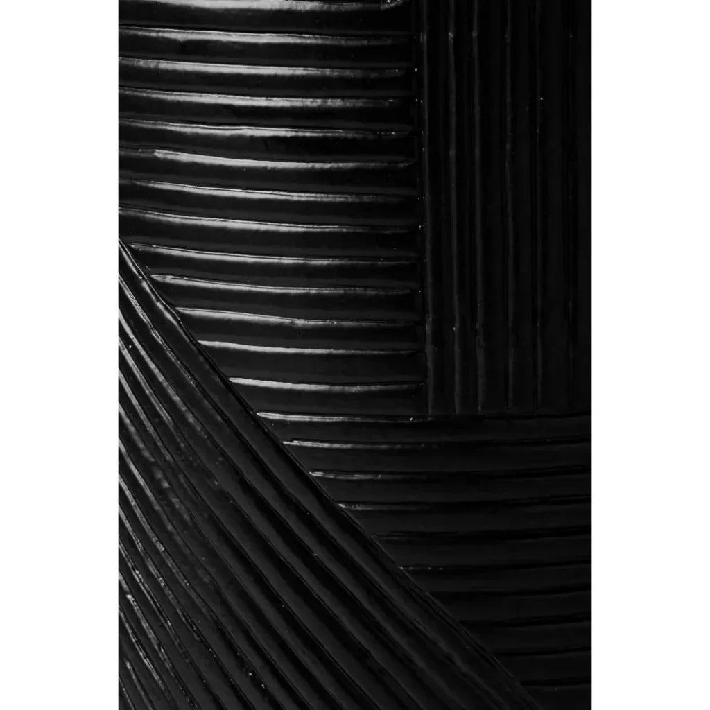 Seasonal Living Serenity  Side Table 14" Black Outdoor Accent Table