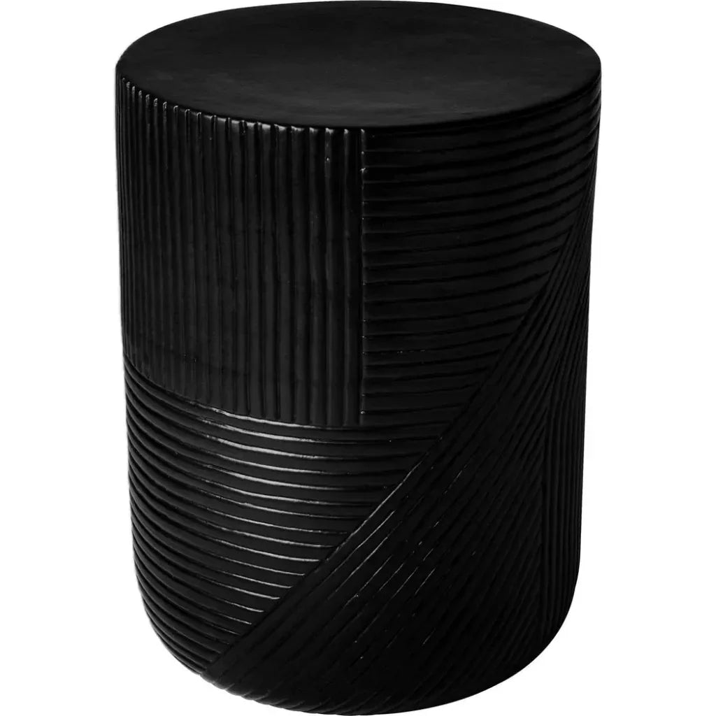 Seasonal Living Serenity  Side Table 14" Black Outdoor Accent Table