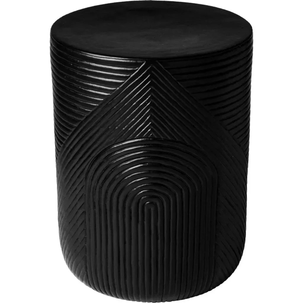 Seasonal Living Serenity  Side Table 14" Black Outdoor Accent Table