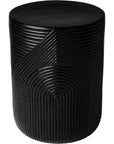 Seasonal Living Serenity  Side Table 14" Black Outdoor Accent Table