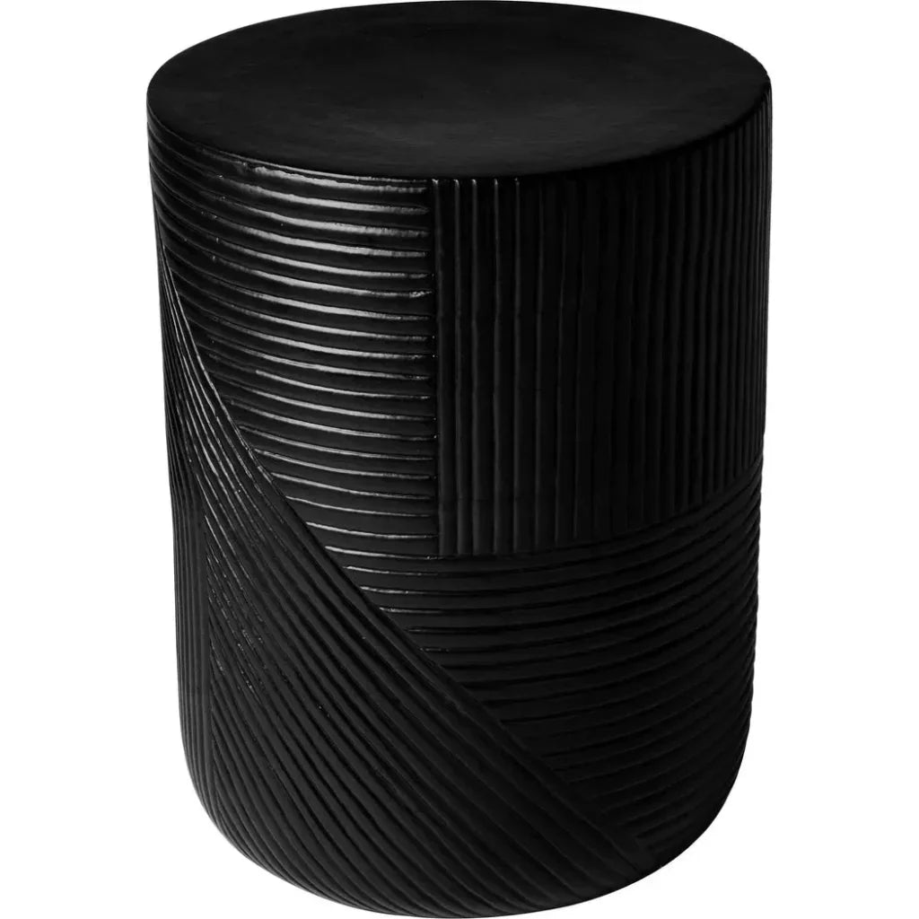 Seasonal Living Serenity  Side Table 14" Black Outdoor Accent Table