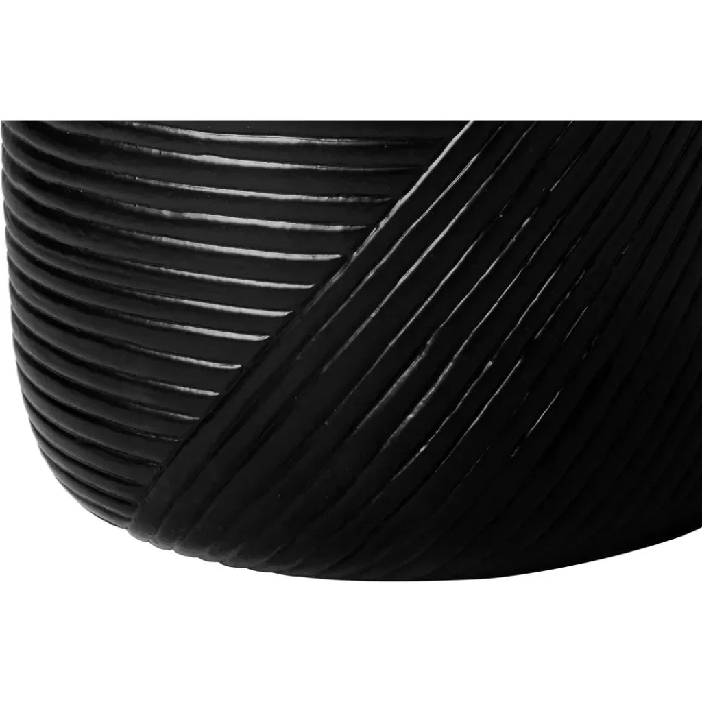 Seasonal Living Serenity  Side Table 14" Black Outdoor Accent Table