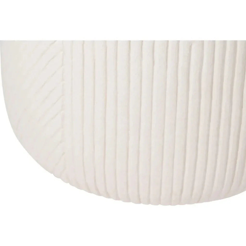 Serenity Side Table 14&quot; - White Outdoor Accent Table - LOOMLAN - Seasonal Living - Outdoor Side Tables