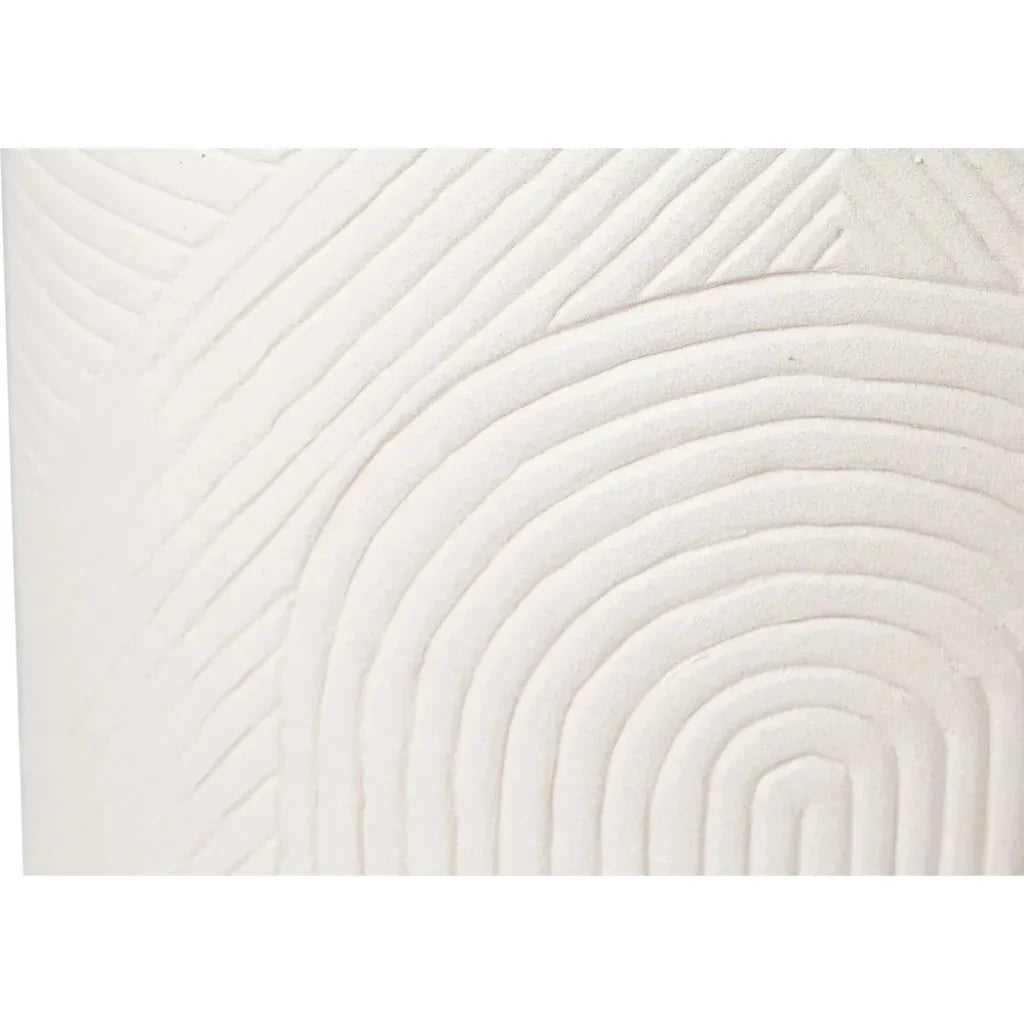 Serenity Side Table 14&quot; - White Outdoor Accent Table - LOOMLAN - Seasonal Living - Outdoor Side Tables