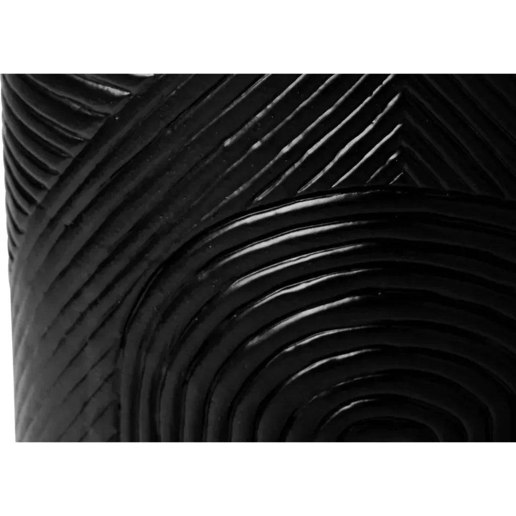 Serenity Side Table 16&quot; - Black Outdoor Accent Table - LOOMLAN - Seasonal Living - Outdoor Side Tables