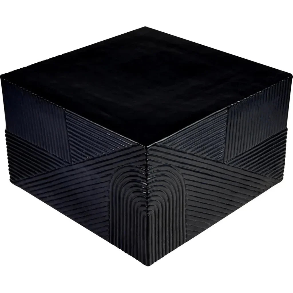 Seasonal Living Serenity  Square Table - Black Outdoor Accent Table