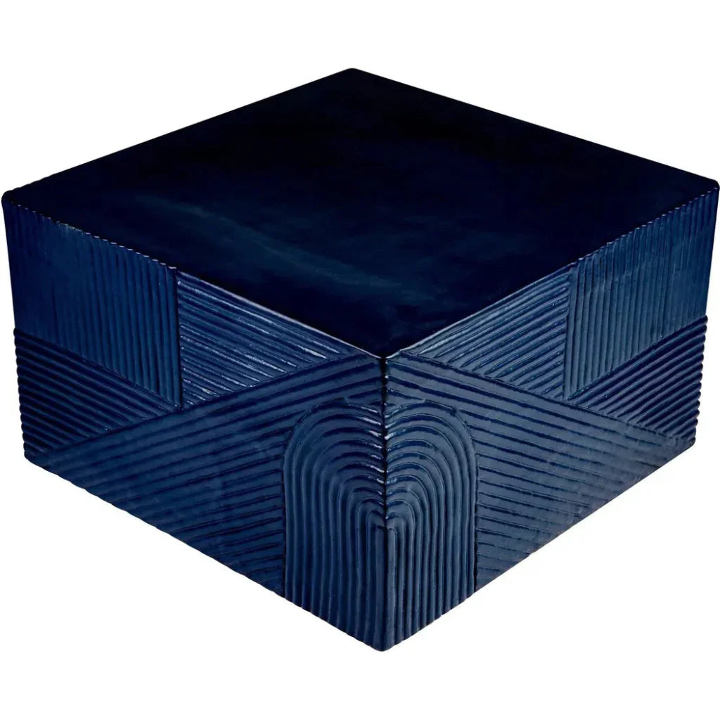 Seasonal Living Serenity  Square Table - Blue Outdoor Accent Table