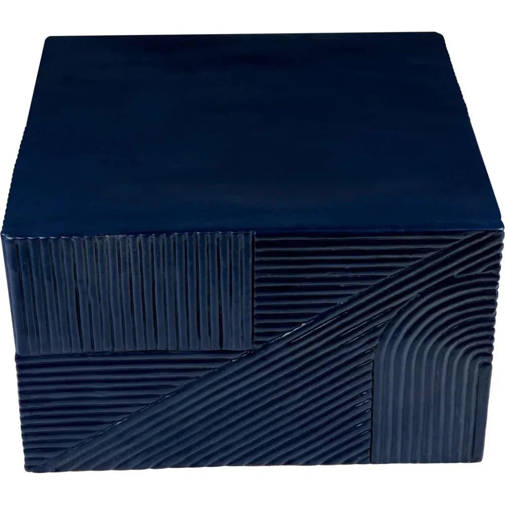 Seasonal Living Serenity  Square Table - Blue Outdoor Accent Table