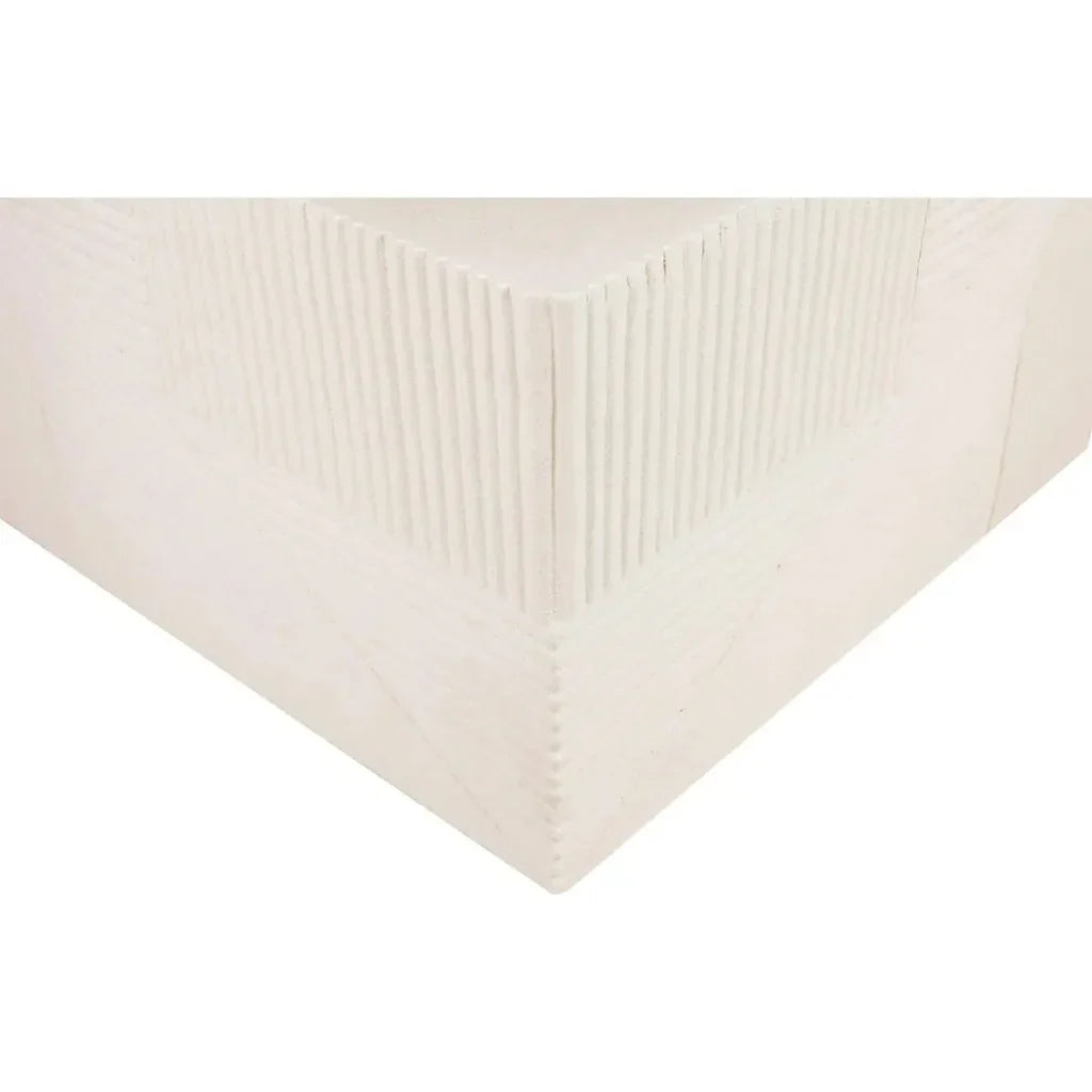 Seasonal Living Serenity  Square Table - White Outdoor Accent Table