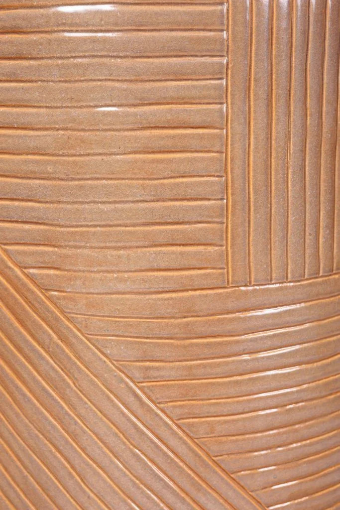 Seasonal Living Serenity Textured Ceramic Patio Stool