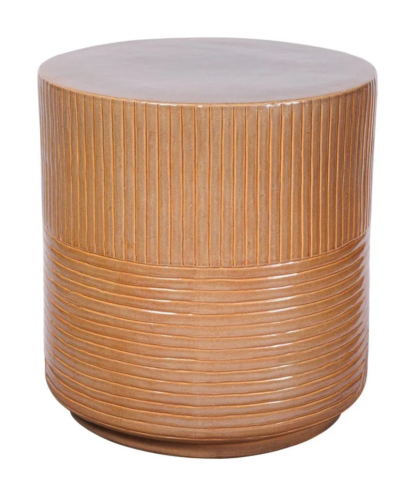Seasonal Living Serenity Textured Ceramic Patio Stool