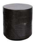 Seasonal Living Serenity Textured Ceramic Patio Stool