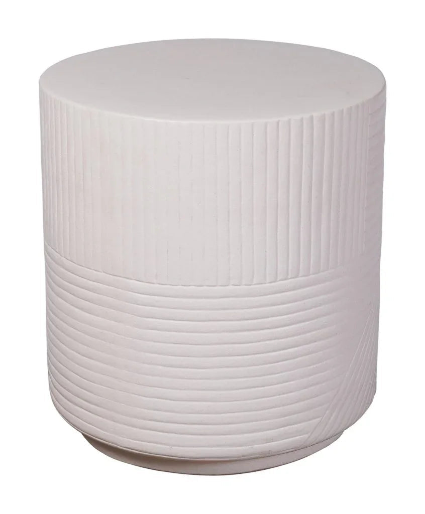 Seasonal Living Serenity Textured Ceramic Patio Stool