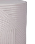 Seasonal Living Serenity Textured Ceramic Patio Stool