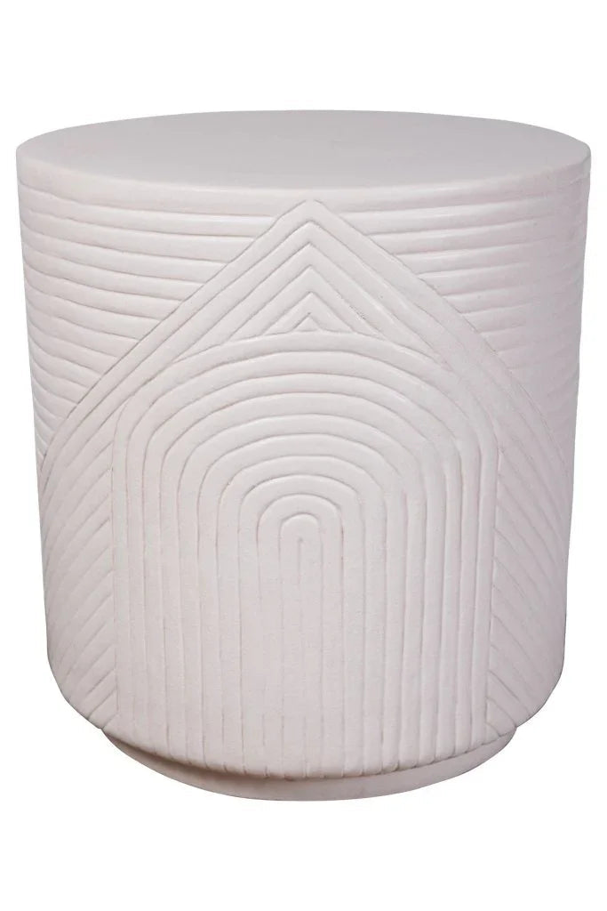 Seasonal Living Serenity Textured Ceramic Patio Stool