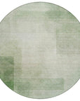 LOOMLAN Rugs Serephina Green Washable Indoor-Outdoor Rug
