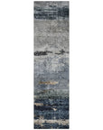 LOOMLAN Rugs Shafira Blue Washable Indoor-Outdoor Rug