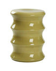 Shelbourne Ceramic Glazed Outdoor Garden Stool - LOOMLAN - Chelsea House - Poufs and Stools