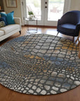 LOOMLAN Rugs Siena Gray Washable Indoor-Outdoor Rug