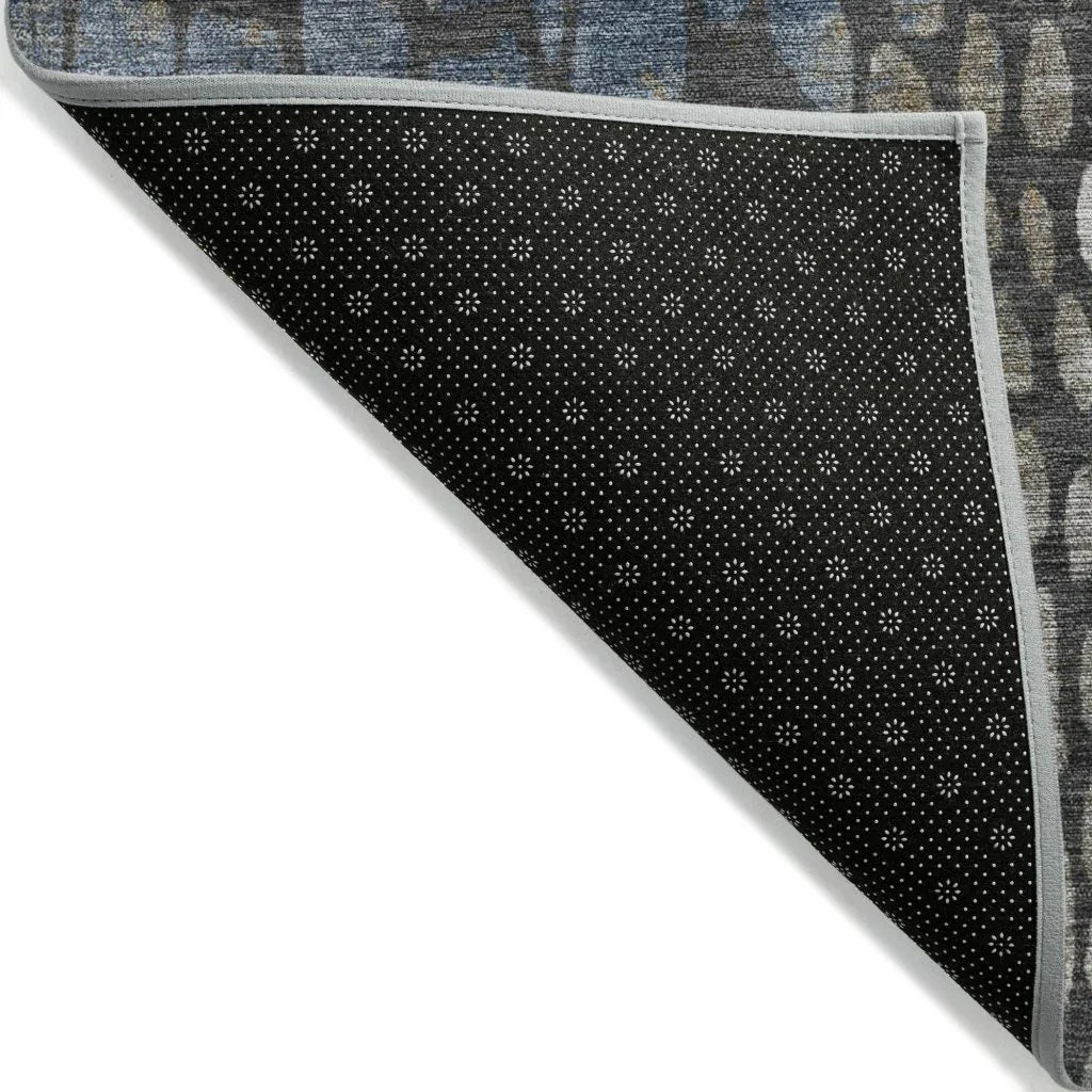 LOOMLAN Rugs Siena Gray Washable Indoor-Outdoor Rug