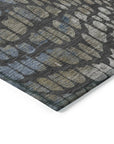 LOOMLAN Rugs Siena Gray Washable Indoor-Outdoor Rug