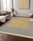 LOOMLAN Rugs Sienna Gold Washable Indoor-Outdoor Rug
