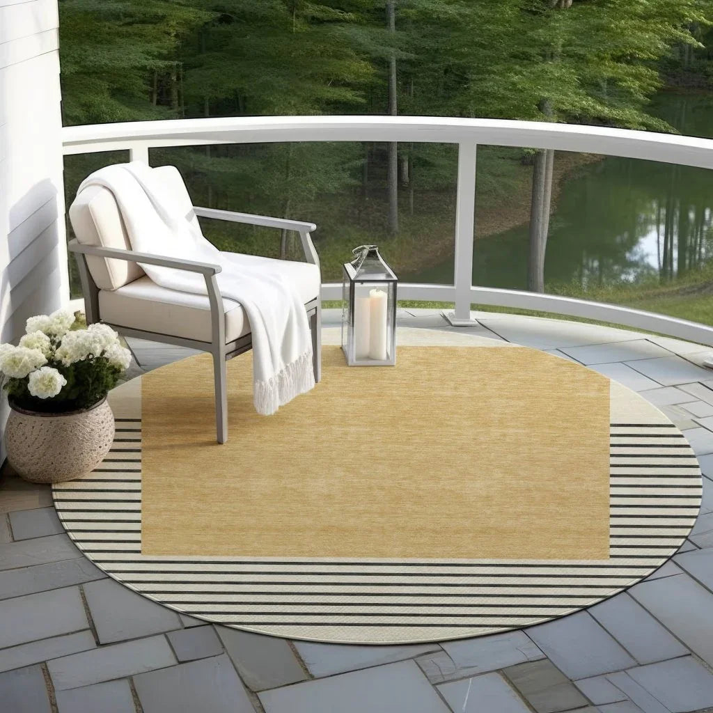 LOOMLAN Rugs Sienna Gold Washable Indoor-Outdoor Rug