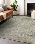 LOOMLAN Rugs Sofia Beige Washable Indoor-Outdoor Rug