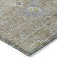 LOOMLAN Rugs Sofia Beige Washable Indoor-Outdoor Rug