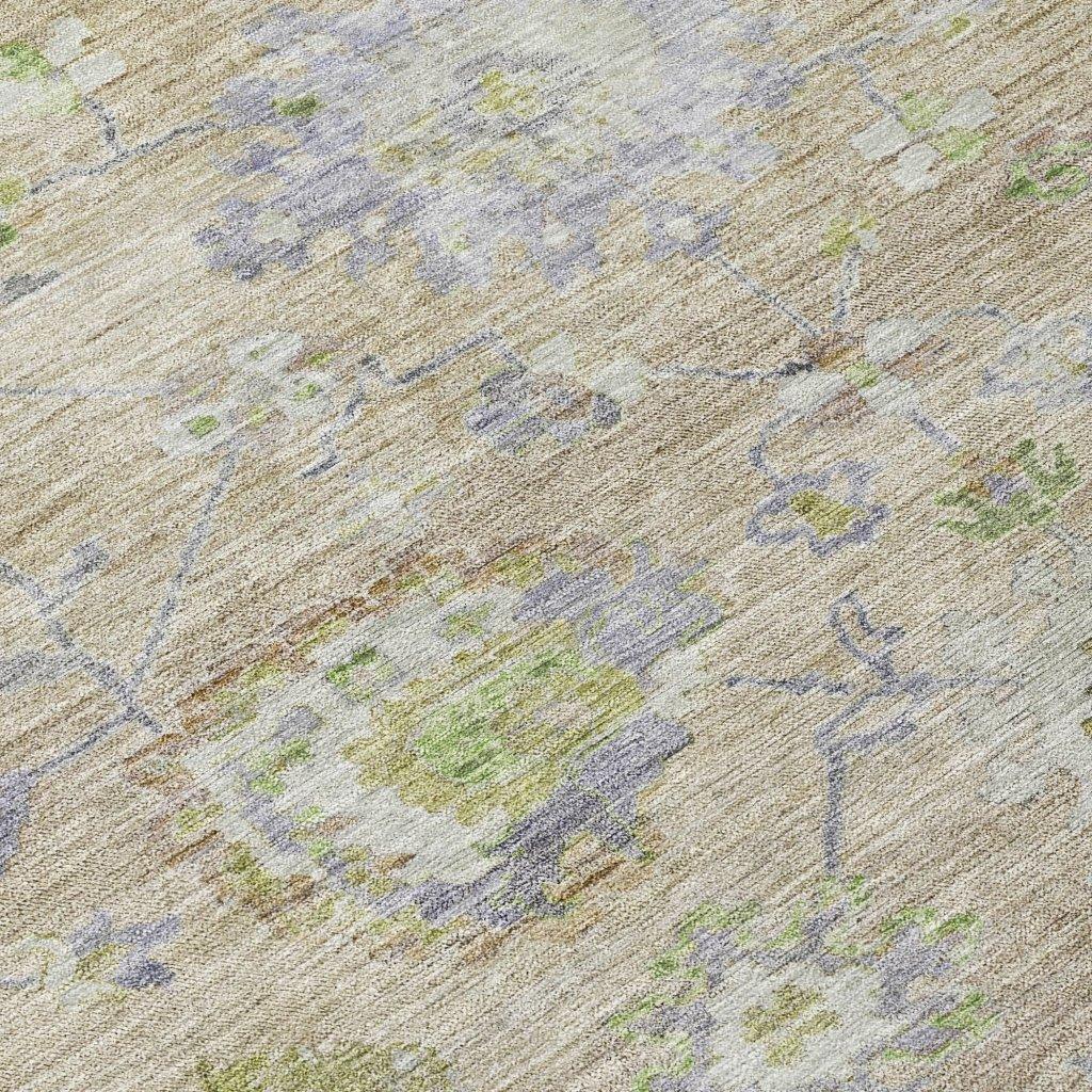 LOOMLAN Rugs Sofia Beige Washable Indoor-Outdoor Rug