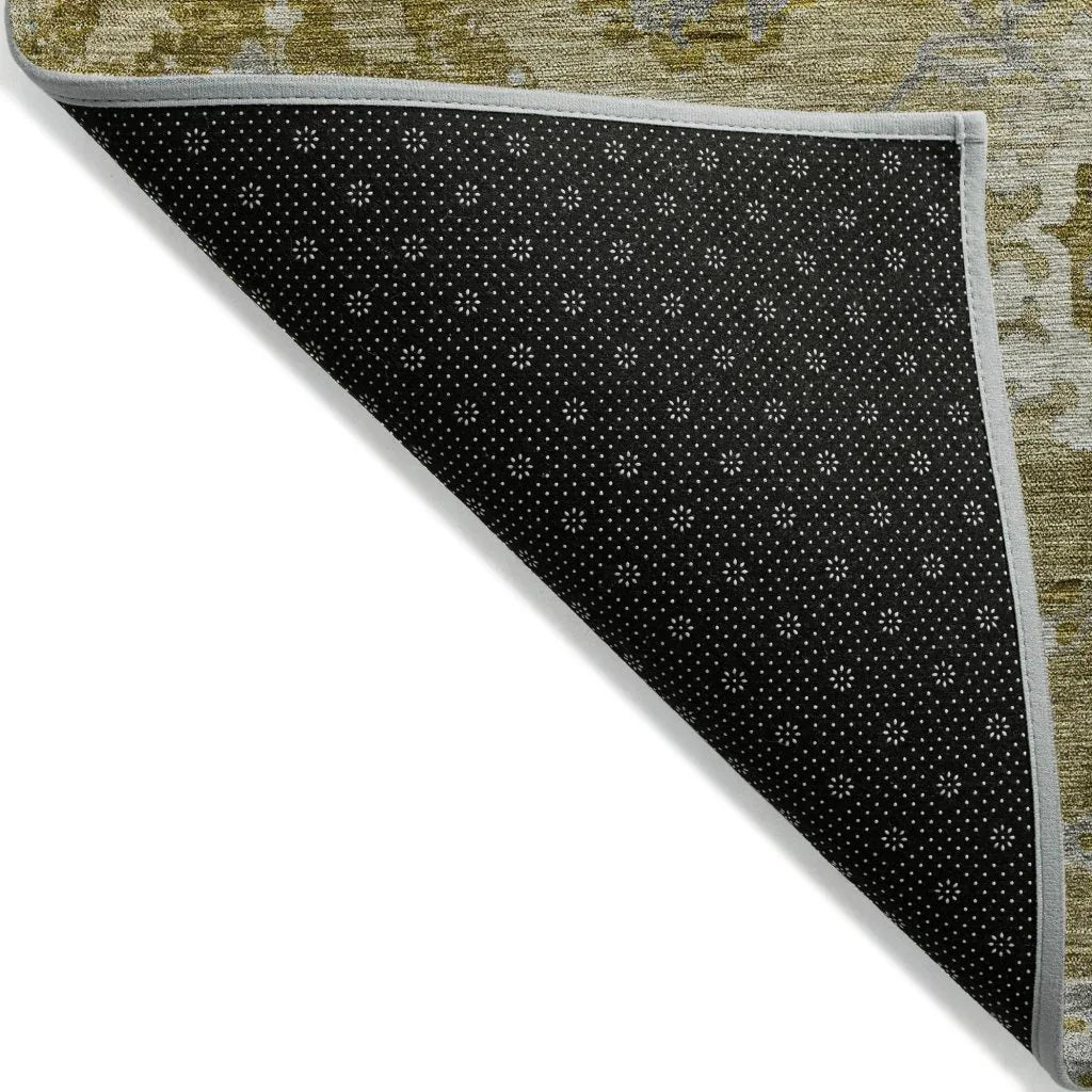 LOOMLAN Rugs Sofia Brown Washable Indoor-Outdoor Rug