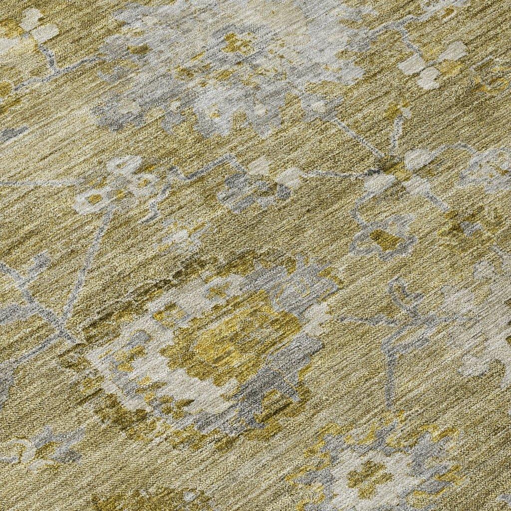 LOOMLAN Rugs Sofia Brown Washable Indoor-Outdoor Rug